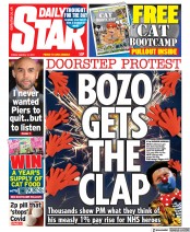 Daily Star (UK) Newspaper Front Page for 12 March 2021