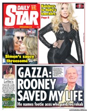 Daily Star (UK) Newspaper Front Page for 12 April 2013