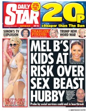 Daily Star (UK) Newspaper Front Page for 12 April 2017