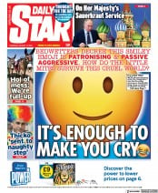 Daily Star (UK) Newspaper Front Page for 12 August 2021