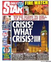 Daily Star (UK) Newspaper Front Page for 12 August 2022