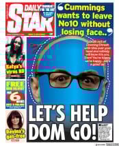 Daily Star (UK) Newspaper Front Page for 13 November 2020