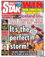 Daily Star front page for 13 November 2023