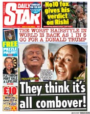 Daily Star front page for 13 December 2023