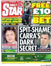 Daily Star (UK) Newspaper Front Page for 13 March 2018