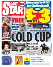 Daily Star front page for 13 March 2025