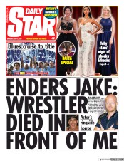 Daily Star (UK) Newspaper Front Page for 13 May 2019