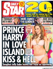 Daily Star (UK) Newspaper Front Page for 13 June 2017