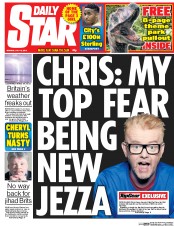 Daily Star (UK) Newspaper Front Page for 13 July 2015