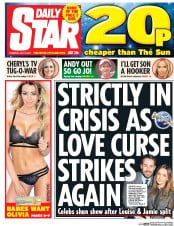 Daily Star (UK) Newspaper Front Page for 13 July 2017