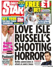 Daily Star (UK) Newspaper Front Page for 13 July 2019