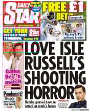 Daily Star (UK) Newspaper Front Page for 13 July 2019