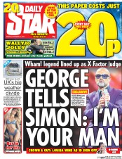 Daily Star (UK) Newspaper Front Page for 14 December 2015