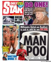 Daily Star (UK) Newspaper Front Page for 14 January 2020