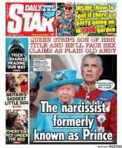 Daily Star front page for 14 January 2022