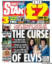 Daily Star front page for 14 January 2023