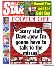Daily Star (UK) Newspaper Front Page for 14 March 2020