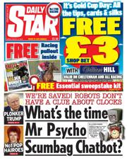 Daily Star front page for 14 March 2025