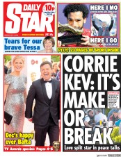 Daily Star (UK) Newspaper Front Page for 14 May 2018