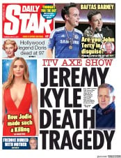 Daily Star (UK) Newspaper Front Page for 14 May 2019