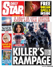 Daily Star (UK) Newspaper Front Page for 14 June 2023