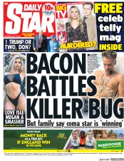 Daily Star (UK) Newspaper Front Page for 14 July 2018