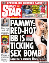 Daily Star (UK) Newspaper Front Page for 14 September 2011