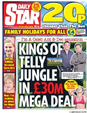 Daily Star (UK) Newspaper Front Page for 15 November 2016