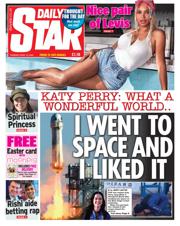 Daily Star front page for 15 April 2025