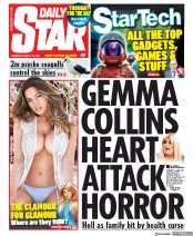 Daily Star (UK) Newspaper Front Page for 15 August 2019