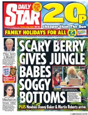 Daily Star (UK) Newspaper Front Page for 16 November 2016