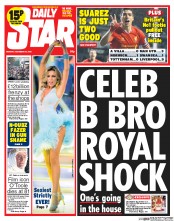 Daily Star Newspaper Front Page (UK) for 16 December 2013