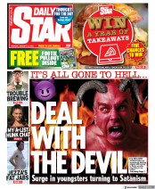 Daily Star front page for 16 January 2023