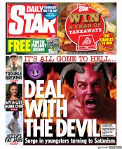 Daily Star (UK) Newspaper Front Page for 16 January 2023