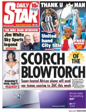 Daily Star (UK) Newspaper Front Page for 16 April 2018