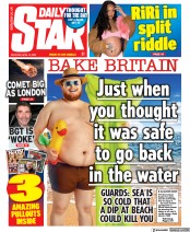 Daily Star (UK) Newspaper Front Page for 16 April 2022