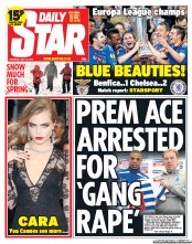Daily Star (UK) Newspaper Front Page for 16 May 2013