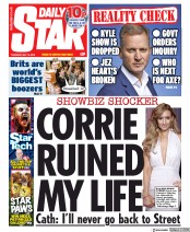 Daily Star (UK) Newspaper Front Page for 16 May 2019