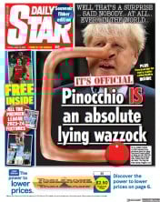 Daily Star (UK) Newspaper Front Page for 16 June 2023
