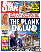 Daily Star front page for 17 November 2023