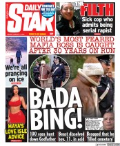 Daily Star (UK) Newspaper Front Page for 17 January 2023