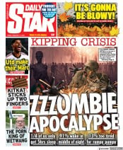 Daily Star (UK) Newspaper Front Page for 17 February 2023