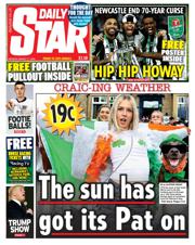 Daily Star front page for 17 March 2025
