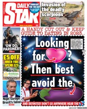 Daily Star front page for 17 May 2023