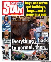 Daily Star (UK) Newspaper Front Page for 18 May 2021