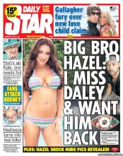 Daily Star Newspaper Front Page (UK) for 18 July 2013