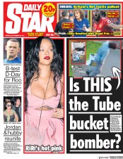 Daily Star (UK) Newspaper Front Page for 18 September 2017