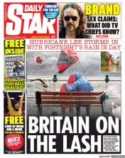 Daily Star front page for 18 September 2023