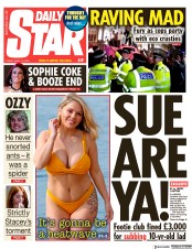 Daily Star (UK) Newspaper Front Page for 19 April 2019