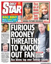 Daily Star Newspaper Front Page (UK) for 19 May 2011